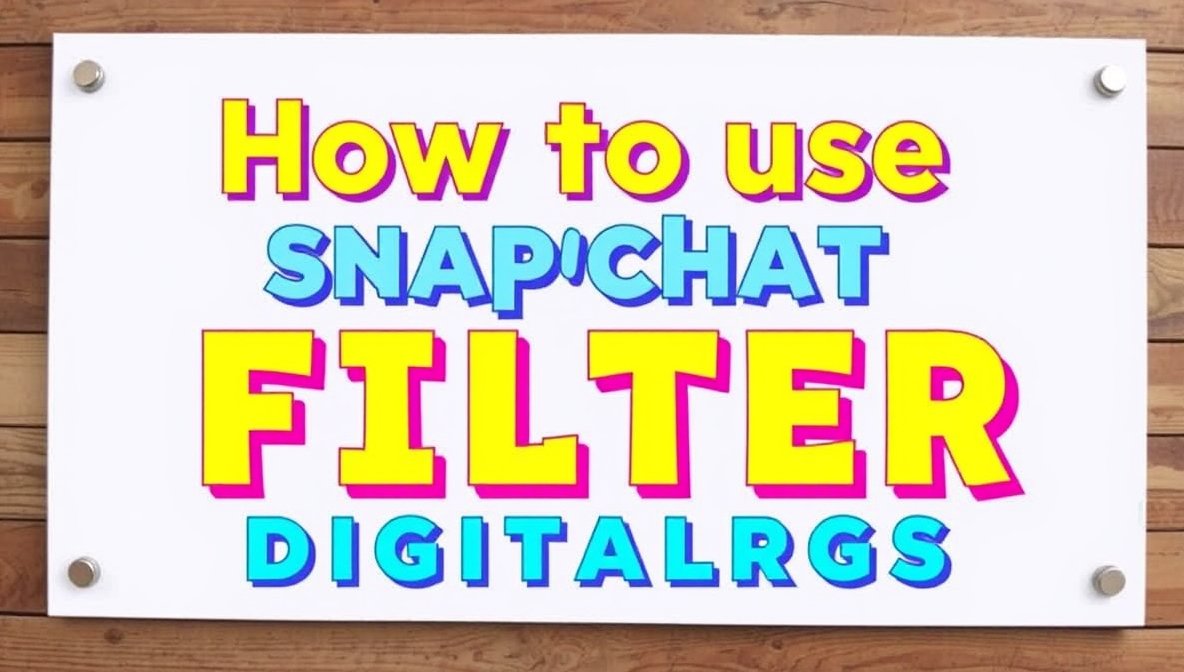 how to use snapchat filter digitalrgs – Step-by-Step Guide to Using ...