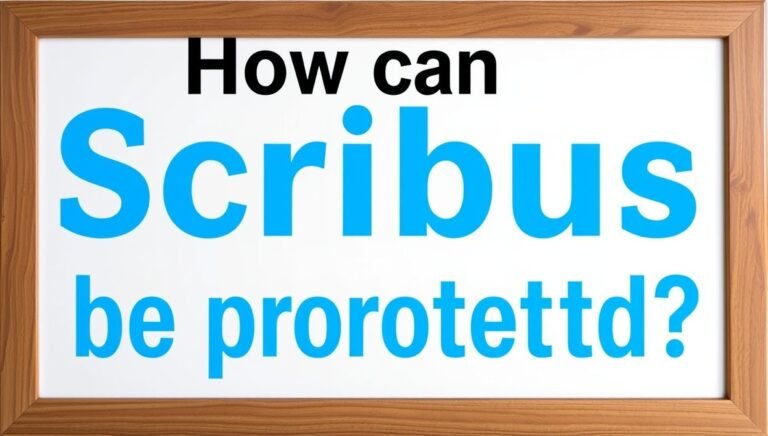 how can shotscribus software be protected