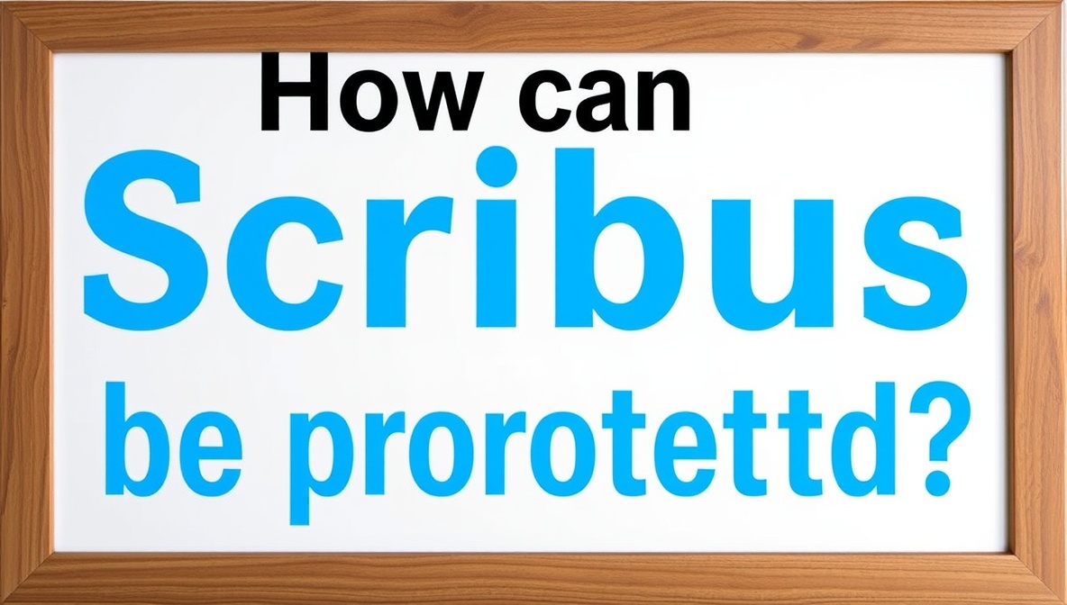 how can shotscribus software be protected